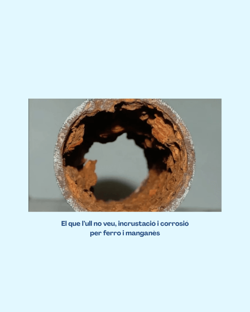 El que l’ull no veu | Incrustació de ferro i manganès