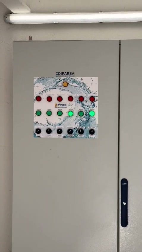 Digitalització del quadre elèctric de comandament de l'estació de bombeig Digitalització del quadre elèctric de comandament de l'estació de bombeig